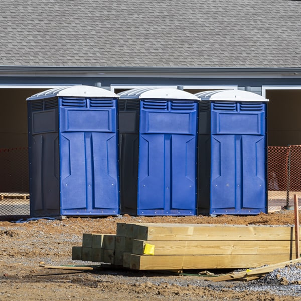 what is the cost difference between standard and deluxe portable toilet rentals in Lejunior